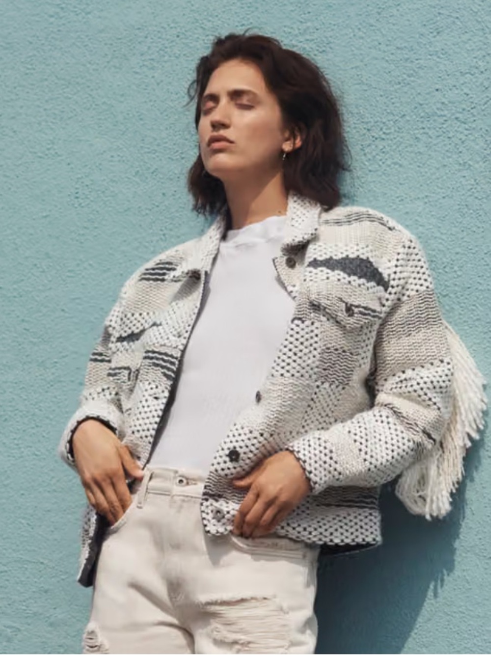 LEVIS FRINGE TRUCKER JACKET